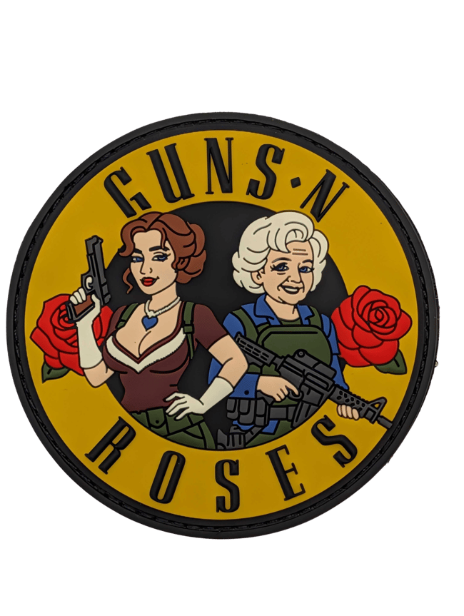 NEW! Guns 'N Roses - Titanic Rose and Golden Girls Rose Parody [PVC Morale Patch]
