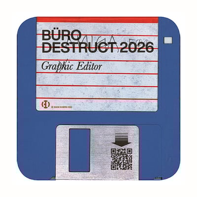 Image of Büro Destruct - BD Floppy-Disk Beer Coasters (6-Pack)