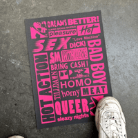 Image 2 of BLACK FLYER COLLAGE - risoprint (a4 & a3)