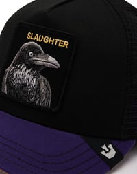 Image 4 of MENS GOORIN BROS THE SLAUGHTER RAVEN TRUCKER HAT
