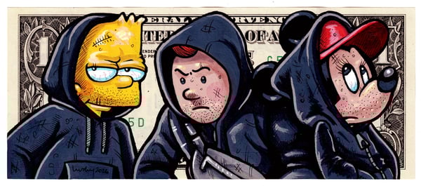 Image of Real Dollar Original. Robbing Hoods.