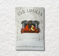 Image 4 of Christmas Cardinal Hard Enamel Pin