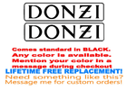 Image 1 of PAIR of 22" Donzi BOAT Hull Decals   uv safe Lifetime warranty  