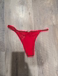 Red thong 
