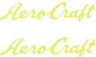 Image 1 of PAIR of 28" Aero Craft Boats AeroCraft Boats BOAT Hull Decals  uv safe Lifetime warranty  