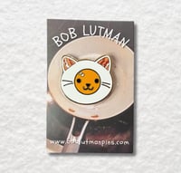 Image 3 of Breakfast Kitty Enamel Pin