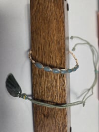 Image 2 of Jade bracelet and moss agate set