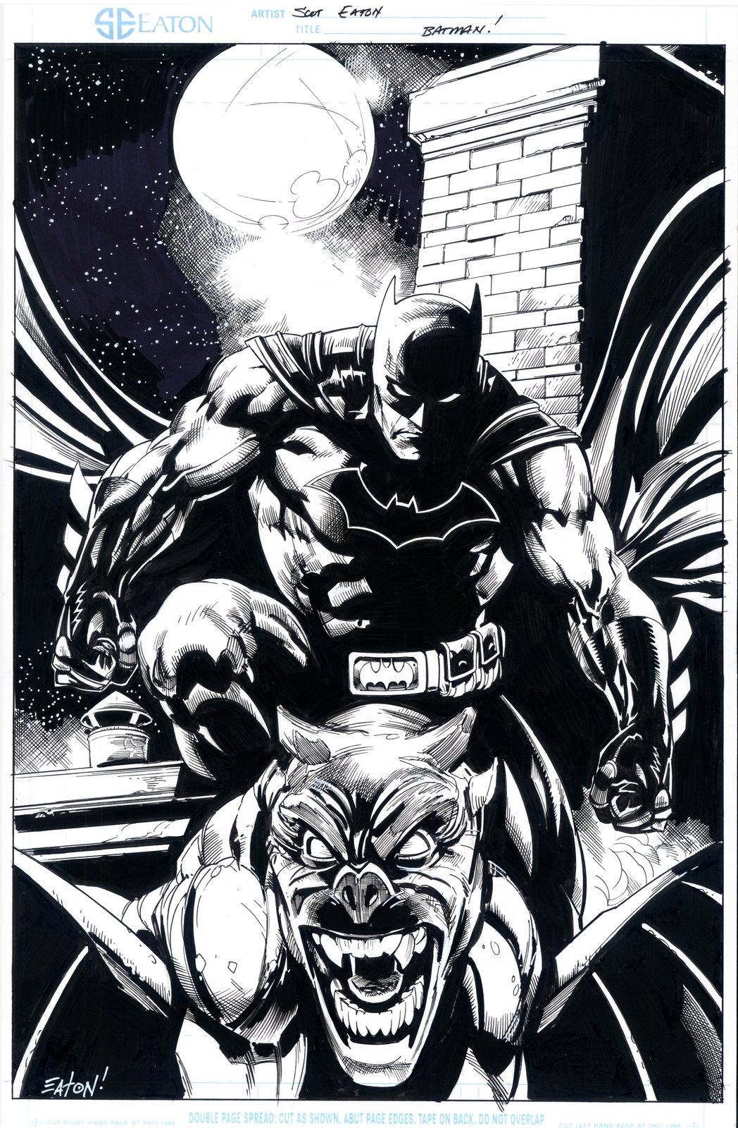 Image of NEW BATMAN Pin-Up! 11" x 17" 