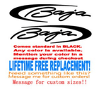 Image 1 of PAIR of 10" x 44" Baja Boats Boat Decals BOAT Hull  uv safe Lifetime warranty  