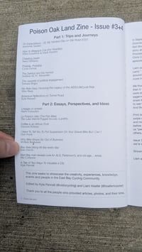 Image 3 of Issue 3+4 - Poison Oak Land Zine