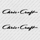 Image 1 of PAIR of 60" Chris Craft Boat Decals BOAT Hull Decals l  uv safe Lifetime warranty  