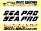 Image 1 of Pair of (2) 5.5" x 41" Sea Pro Boat hull Decals.  uv safe Lifetime warranty  