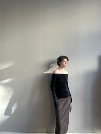 Image 4 of   Uma Top — Off-Shoulder Rib