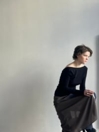 Image 4 of Pia Top — Open Back (Black)