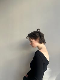 Image 5 of Pia Top — Open Back (Black)