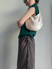 Image 2 of Apron — Pearl Buttons (Chocolate)