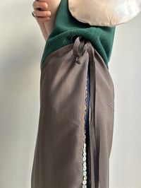 Image 1 of Apron — Pearl Buttons (Chocolate)