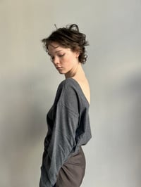 Image 3 of Bella Top — Open Back (Brushed Cotton)