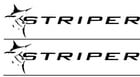 Image 2 of PAIR OF 40" STRIPER BOAT HULL DECALS.  uv safe Lifetime warranty  