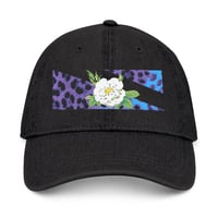 Image 1 of RetroFLOWER - Ball Cap (Fully Embroidered/BLK) 