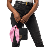 Image 5 of ‘TOUGH LOVER” Pink Wrap Bandanna