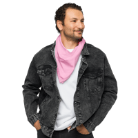 Image 7 of ‘TOUGH LOVER” Pink Wrap Bandanna