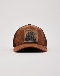 Image 3 of Goorin Bros. Danger  Crow Brown Trucker Hat