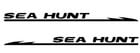 Image 2 of PAIR OF 75 inch long SEA HUNT BOAT HULL DECALS uv safe Lifetime warranty  