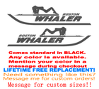 Image 1 of PAIR OF 5"X28" BOSTON WHALER BOAT HULL DECALS uv safe Lifetime warranty  