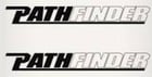 Image 2 of PAIR OF "3X28" PATHFINDER BOAT HULL DECALS.  uv safe Lifetime warranty  