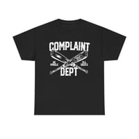 Image 4 of Complaint Dept Tee — "We Handle All Issues" Graphic T‑Shirt