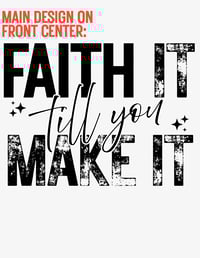 Image 2 of "Faith It" Premium Crewneck