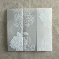 Image 3 of Custom made order for Emma - 80 x white ink print vellum wrap