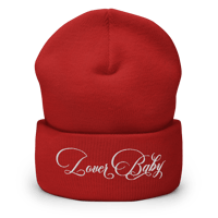 Image 1 of ‘LOVER BABY’ Embroidered Cuffed Beanie(s)