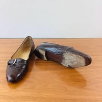 Image 5 of Vintage 1990s Ralph Lauren Alligator Texture Shoes