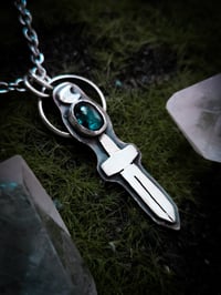 Image 3 of Kyanite sword pendant 
