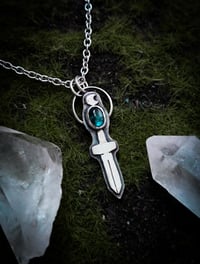 Image 2 of Kyanite sword pendant 