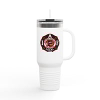 Image 1 of Firefighter Maltese Cross Logo 40oz Travel Mug | Insulated Tumbler