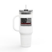 Image 3 of Firefighter Maltese Cross Logo 40oz Travel Mug | Insulated Tumbler