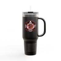 Image 4 of Firefighter Maltese Cross Logo 40oz Travel Mug | Insulated Tumbler