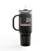 Image 6 of Firefighter Maltese Cross Logo 40oz Travel Mug | Insulated Tumbler