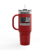 Image 9 of Firefighter Maltese Cross Logo 40oz Travel Mug | Insulated Tumbler