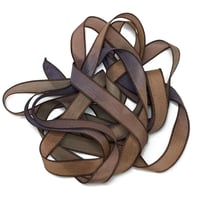Image 2 of 1PC. HICKORY 42" Hand Dyed Finished Edge Silk Wrist Wrap Bracelet/Jewelry/Craft Ribbons