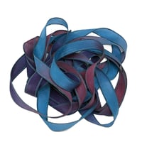 Image 3 of 1PC. JOURNEY 42" Hand Dyed Finished Edge Silk Wrist Wrap Bracelet/Jewelry/Craft Ribbons