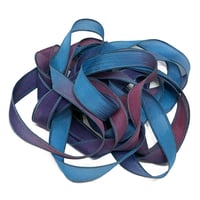 Image 4 of 1PC. JOURNEY 42" Hand Dyed Finished Edge Silk Wrist Wrap Bracelet/Jewelry/Craft Ribbons