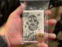 Image 1 of Tiny Free Verse Owls / 3-Piece Micro Art Set & Zine Series, Vol. 2 / #15 of 65