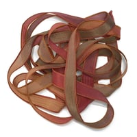 Image 7 of 1PC. SUGAR & SPICE  42" Hand Dyed Finished Edge Silk Wrist Wrap Bracelet/Jewelry/Craft Ribbons