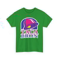 Image 4 of Taco Bell Parody Tee — "Taca Bron" Retro T-Shirt