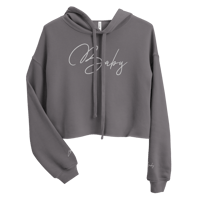 Image 16 of ‘BABY’ Embroidered Crop Hoodie
