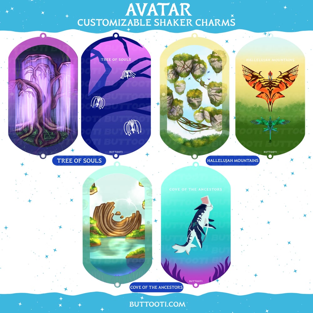 [PREORDER] ❀ Avatar Shaker Charms ❀